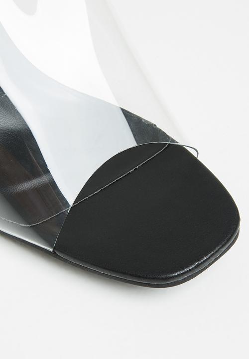 MILLA - Sparkle mule - black