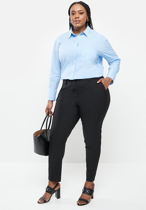 POLO - Plus kylie formal pant - black
