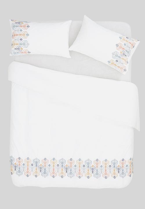 Sixth Floor - Penny embroidered duvet set - multi