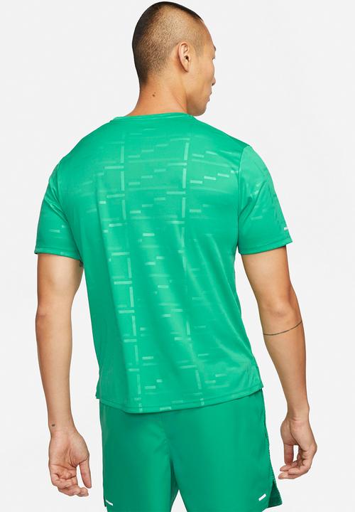 Nike - Dri-FIT UV Run Division Miler Men Running- -roma green/reflective silv