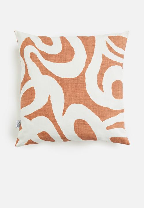 Sixth Floor - Whirl cushion cover - orange