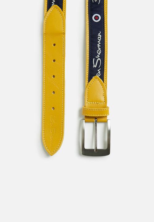 Ben Sherman - Ben belt - mustard