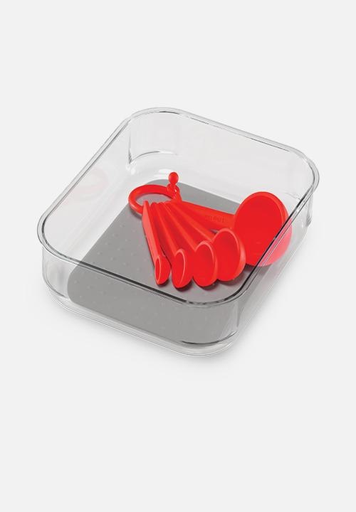 Madesmart - Soft-grip 8x6 bin - clear