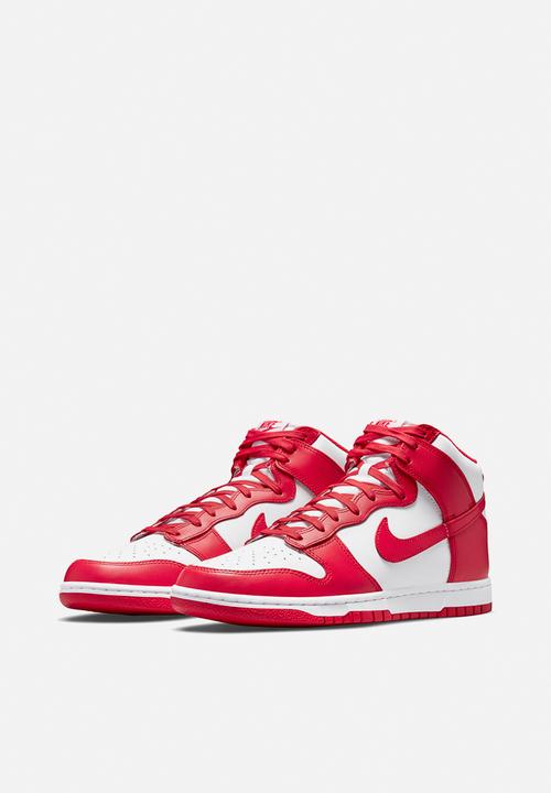 Nike - Dunk High Retro - white/university red