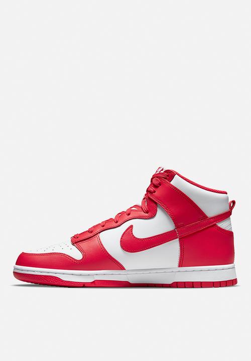 Nike - Dunk High Retro - white/university red