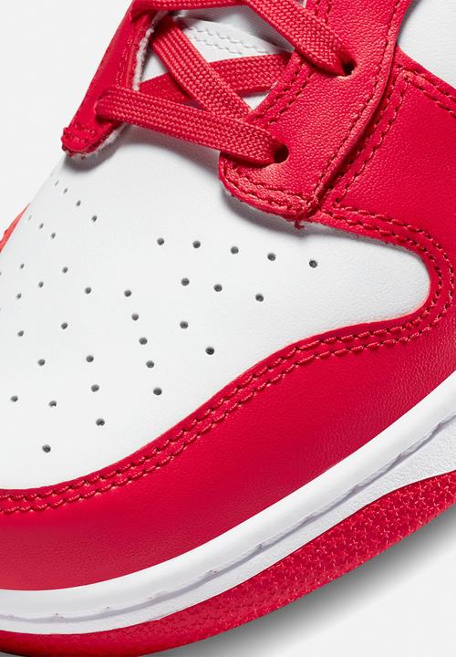 Nike - Dunk High Retro - white/university red