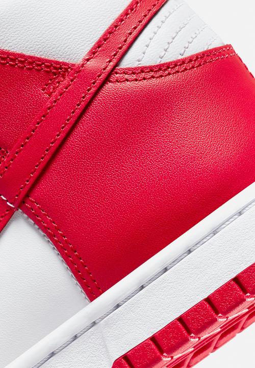 Nike - Dunk High Retro - white/university red