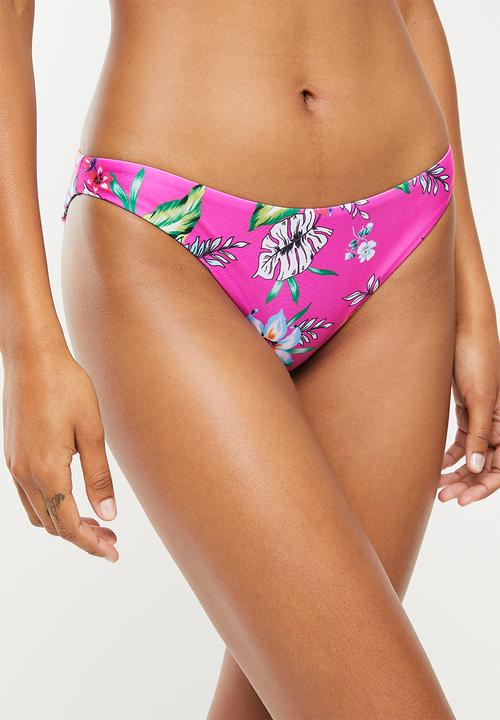 Superdry. - Surf bikini brief - pink