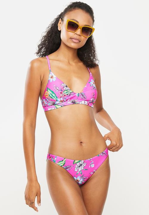Superdry. - Surf bikini brief - pink