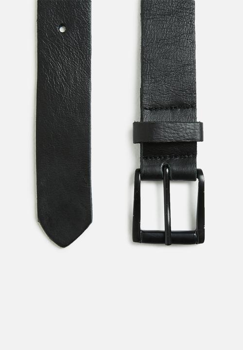 Superbalist - Mikhail leather belt - black