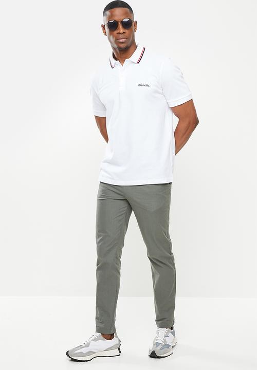 Bench - Gruff polo - white