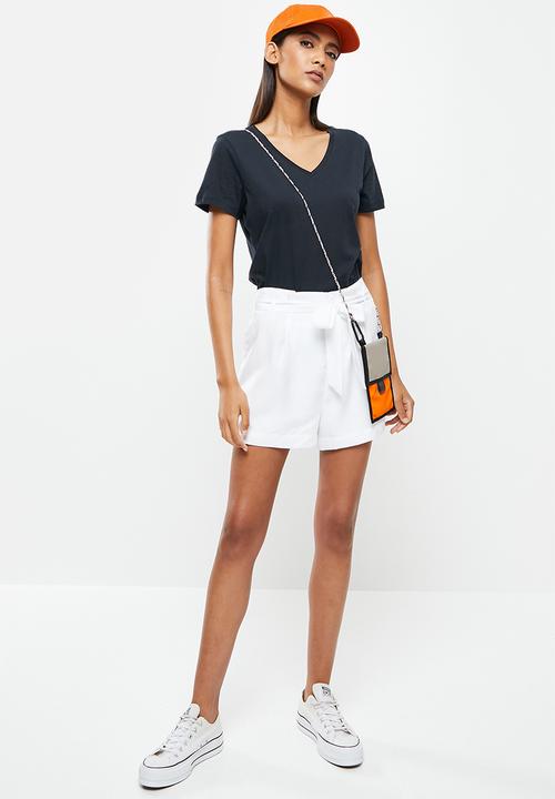 Superdry. - Lightweight essential vee tee - eclipse navy