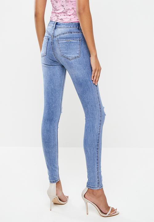 SISSY BOY - Axel stone wash with rips - blue 