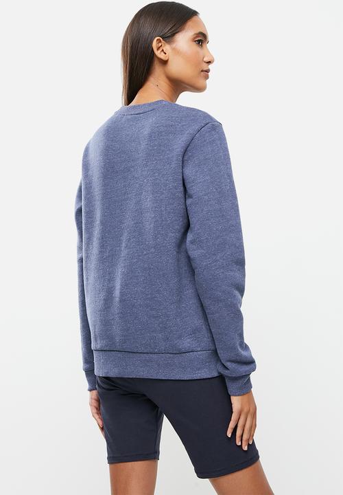 Superdry. - Vl chenille crew - navy marl