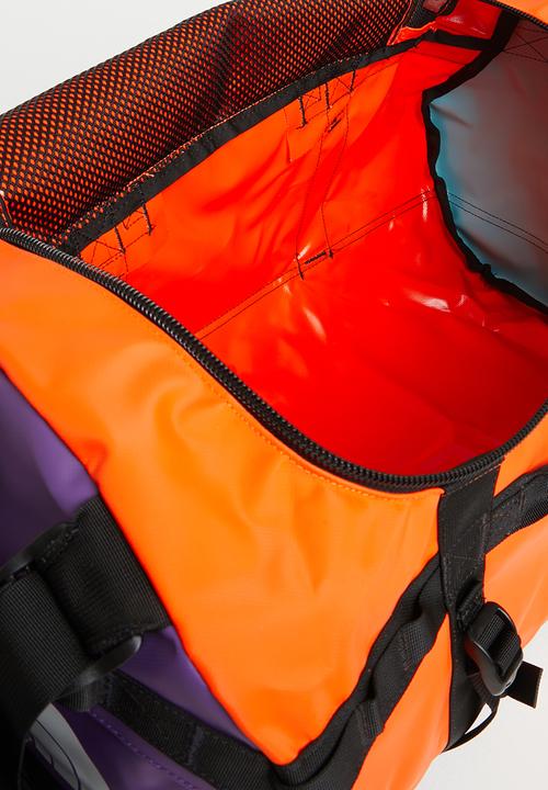 The North Face - Base camp duffel - s - red orange-transantarctic blue