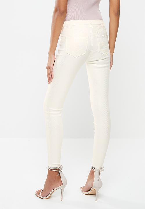 SISSY BOY - Axel skinny with holographic - cream 