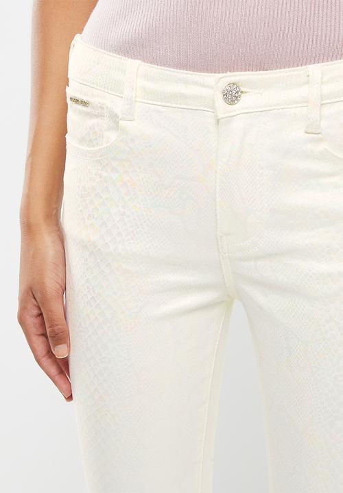 SISSY BOY - Axel skinny with holographic - cream 
