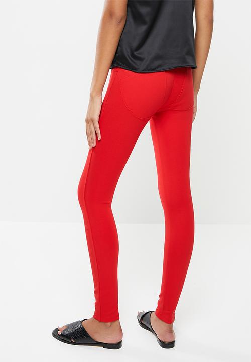 SISSY BOY - Joey: axel sculpt in ponti knit - red