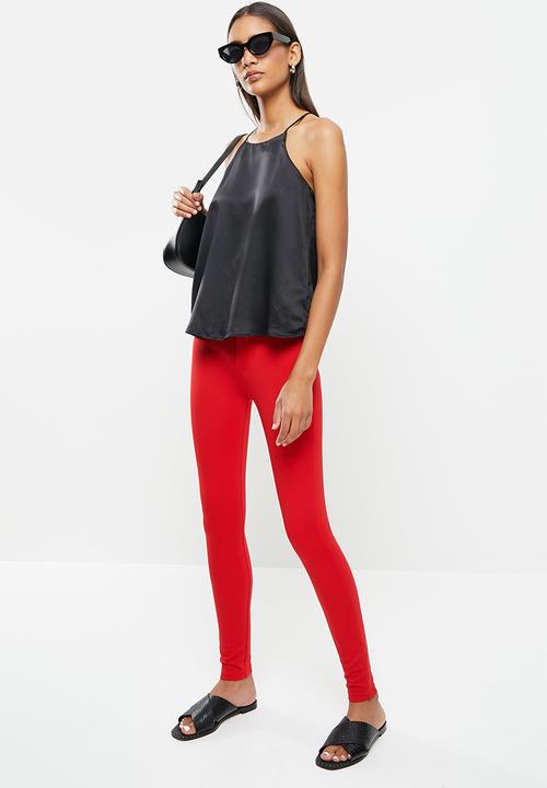 SISSY BOY - Joey: axel sculpt in ponti knit - red