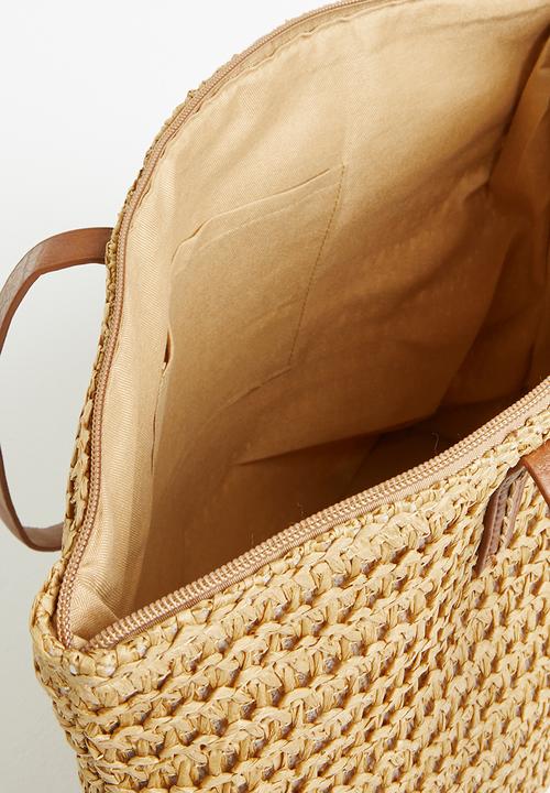 Superbalist - Izzy straw shopper - natural
