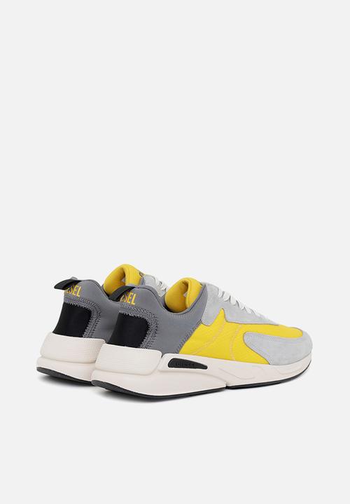 Diesel  - Serendipity s-serendipity low cut sneakers - grey & yellow 