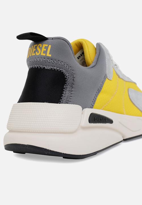 Diesel  - Serendipity s-serendipity low cut sneakers - grey & yellow 