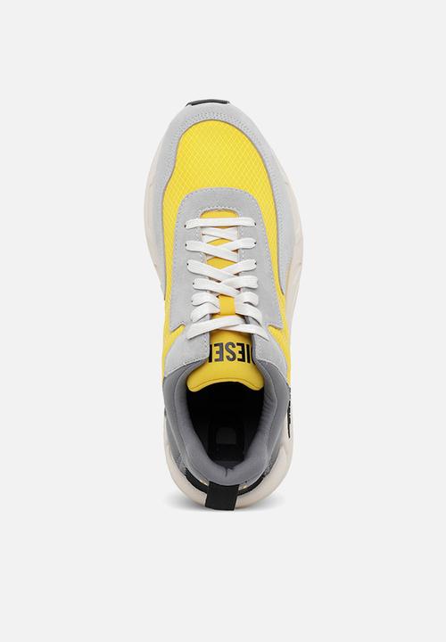 Diesel  - Serendipity s-serendipity low cut sneakers - grey & yellow 
