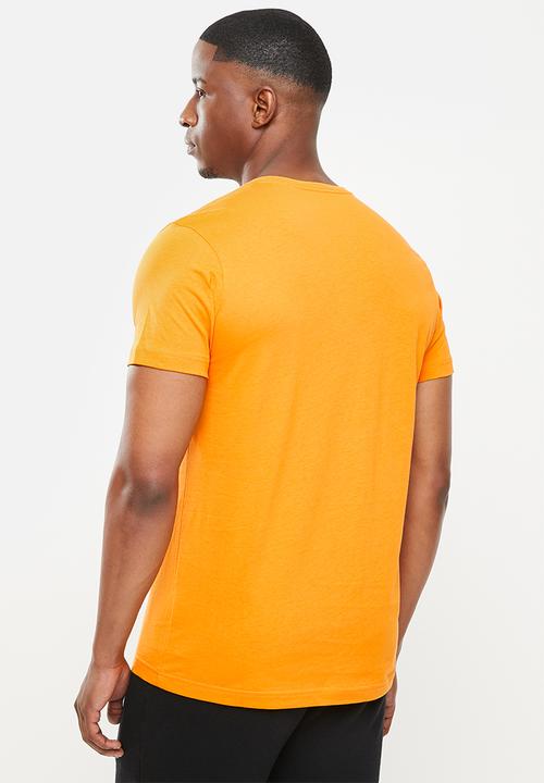 adidas Performance - V-neck tee - focus orange/black