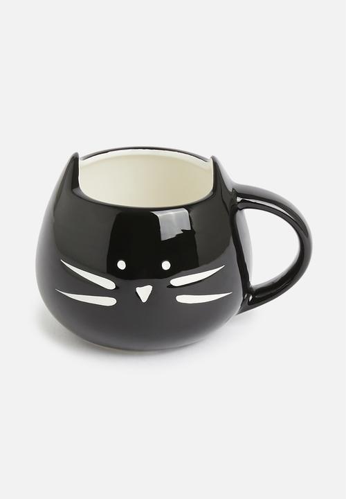 Bespoke & Co. - Kitty cat mug - black