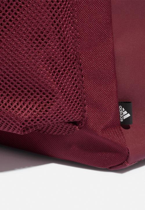 adidas Performance - Classic badge of sport 3-stripes backpack - burgundy 