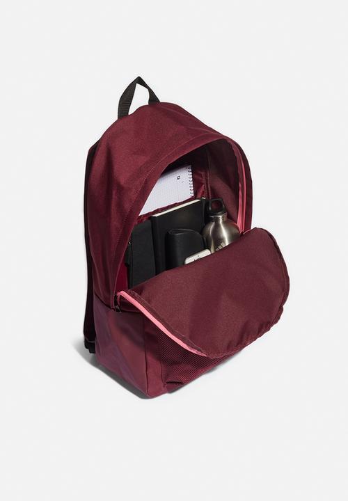 adidas Performance - Classic badge of sport 3-stripes backpack - burgundy 