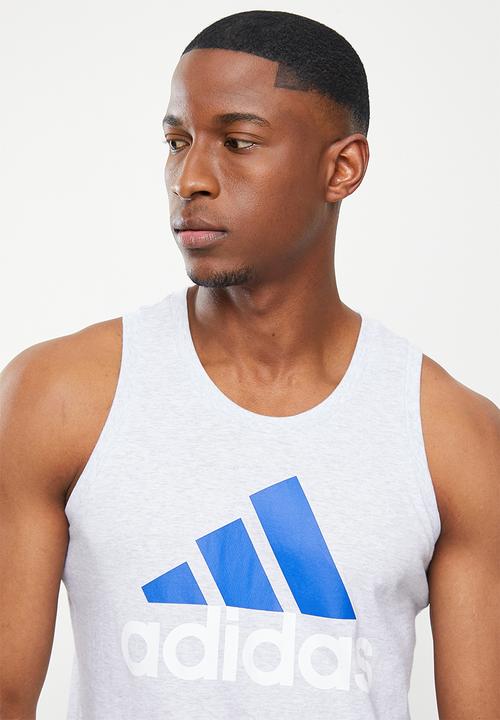 adidas Performance - M bl sj tank-  lgh/bold blue/white