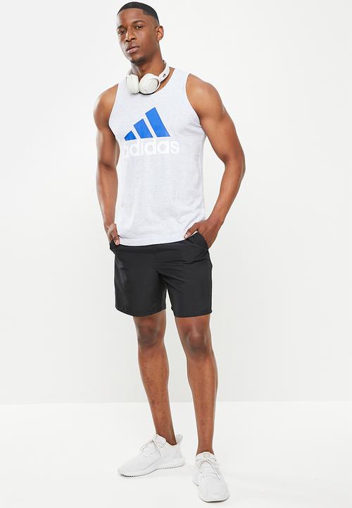 adidas Performance - M bl sj tank-  lgh/bold blue/white