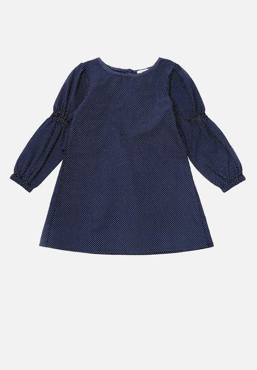 Trendyol - Puff long sleeve dress - blue