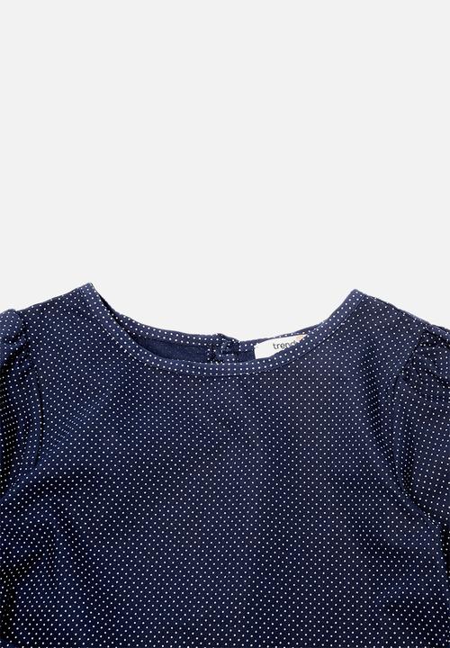 Trendyol - Puff long sleeve dress - blue