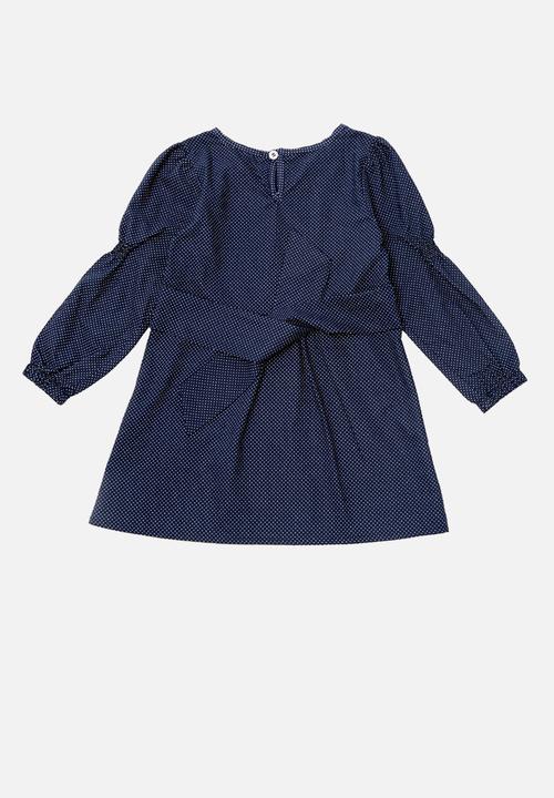 Trendyol - Puff long sleeve dress - blue