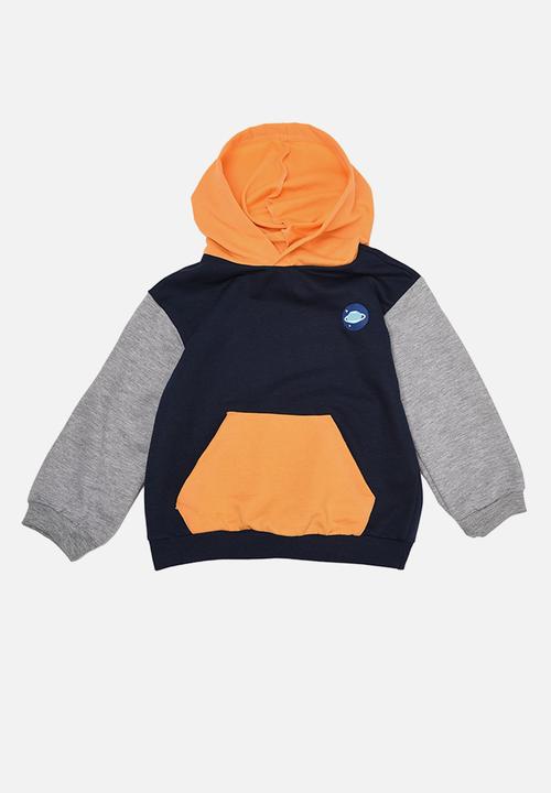 Trendyol - Spaceship sweater - navy & yellow