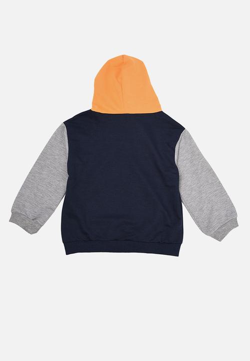 Trendyol - Spaceship sweater - navy & yellow