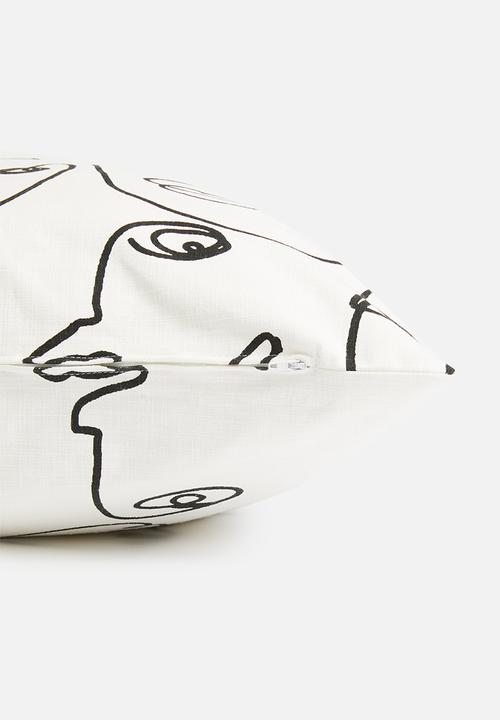 Sixth Floor - Mood cushion cover - black & white