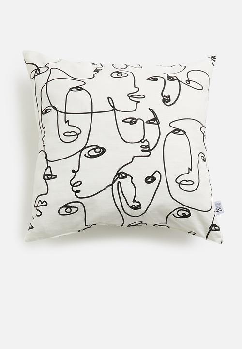 Sixth Floor - Mood cushion cover - black & white