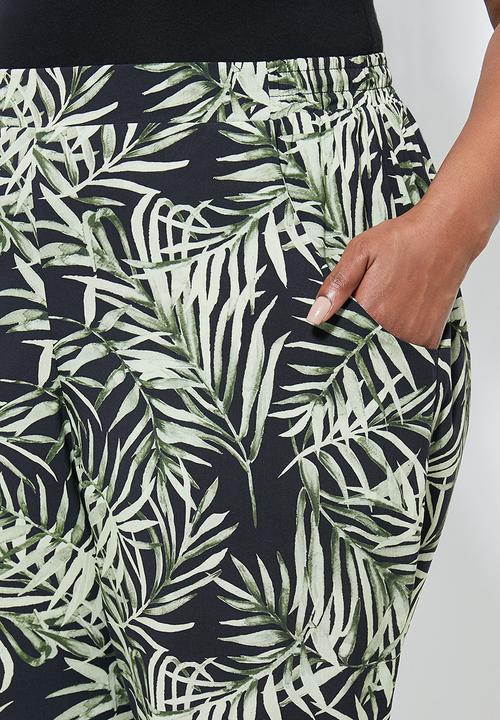 Superbalist - Easy pull on pant - palm print2