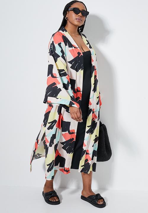 Superbalist - Longer length shacket - summer brush stroke