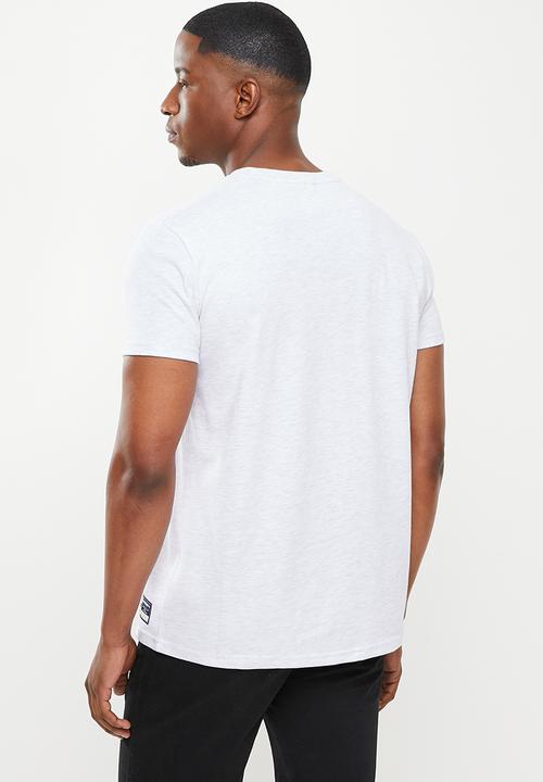 Superdry. - Sportstyle chenille tee - ice marl