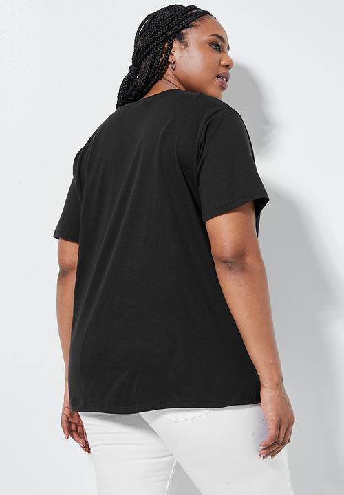 Superbalist - Originality slogan tee - black