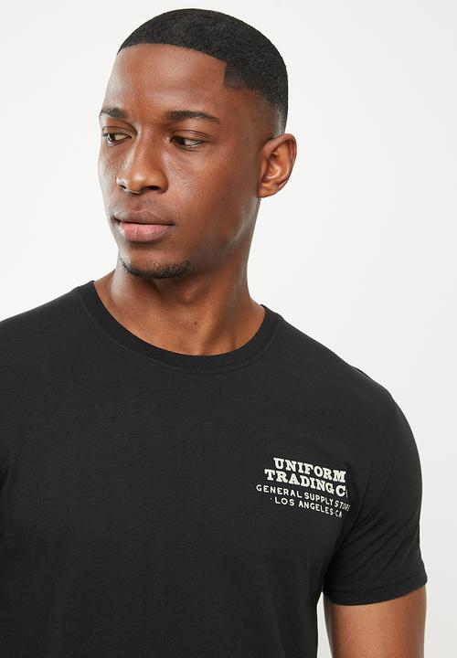 Superdry. - Ss workwear graphic tee - black