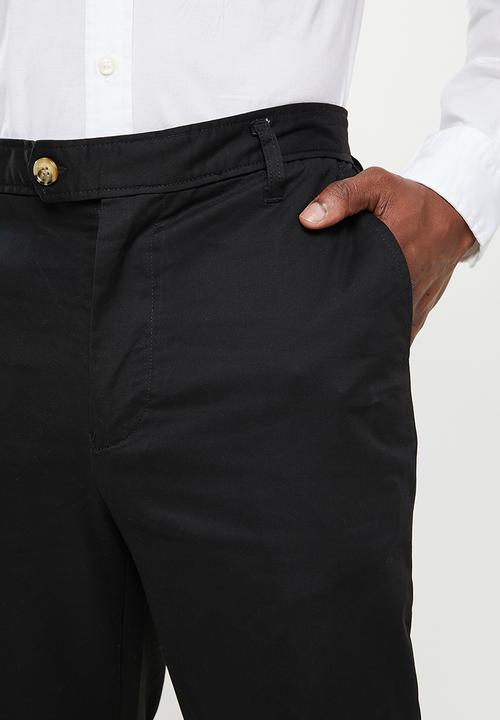 Nautica - P23055 beacon chino pant -  black