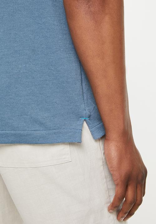 Original Penguin - Ripple polo - blue tint heather