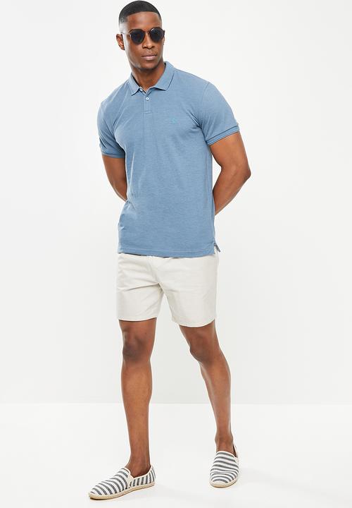 Original Penguin - Ripple polo - blue tint heather
