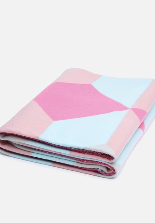 Present Time - Block fleece blanket 