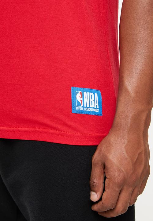 NBA - Nba bold & block T-shirt: bulls - black & red
